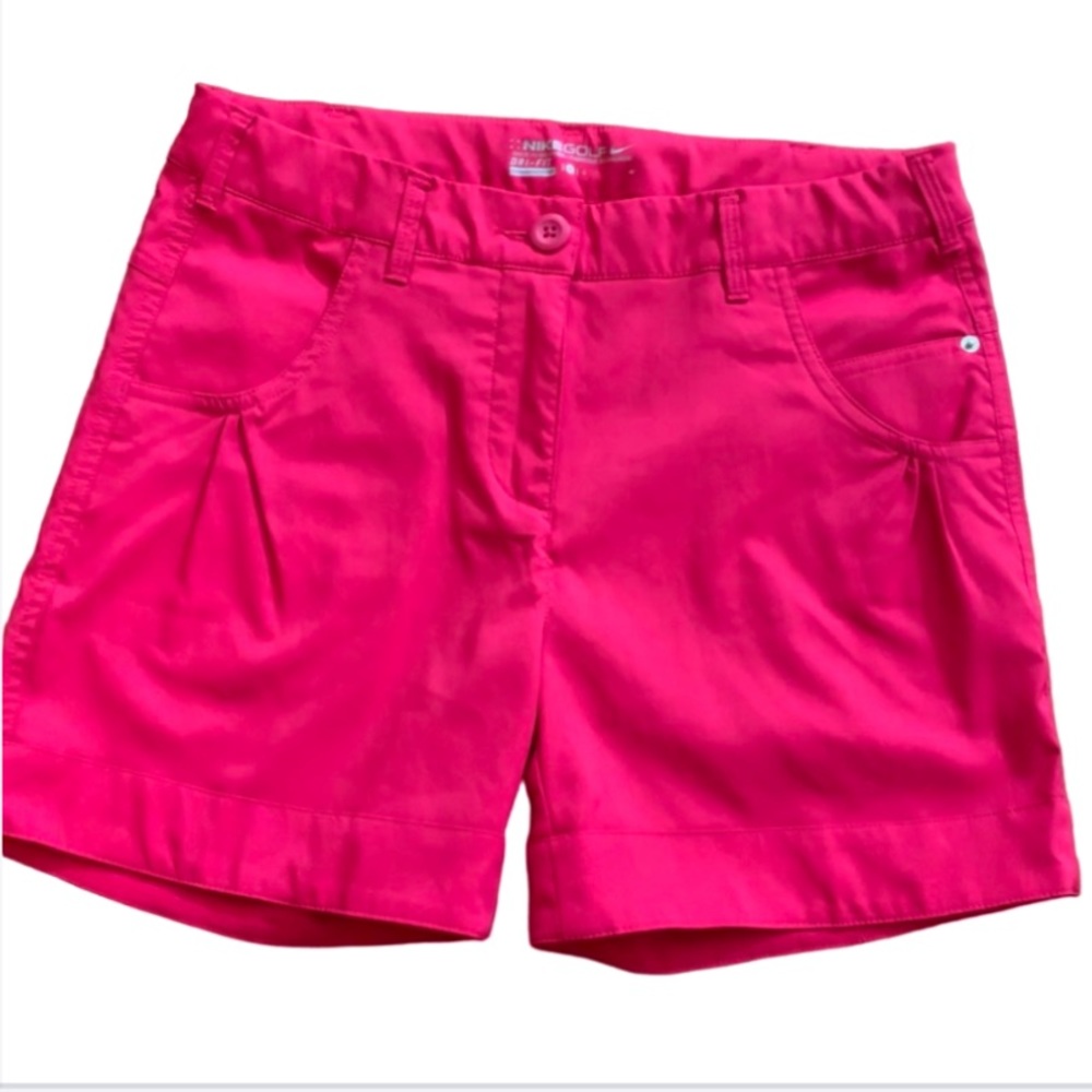 FREE🌟Nike Girls Hot Pink Dri-Fit Athletic Golf Shorts Juniors Size L